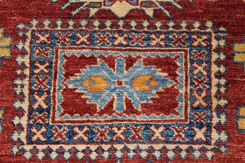 Kazak Red Hand Knotted 42 X 64 Area Rug 250-27295 Image 5