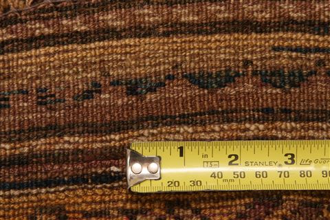 Kurdi Yellow Runner Hand Knotted 210 X 61 Area Rug 100-27296 Image 5