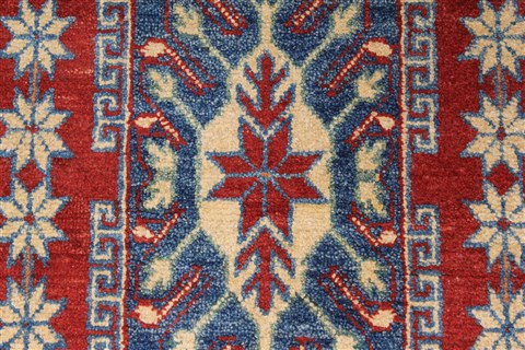 Kazak Red Hand Knotted 35 X 58 Area Rug 250-27297 Image 6