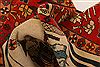Kurdi Red Hand Knotted 45 X 55 Area Rug 253-27298 Thumb 2