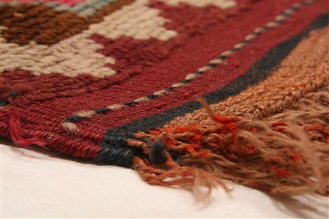 Karabakh Brown Runner Hand Knotted 32 X 64 Area Rug 253-27299 Image 1