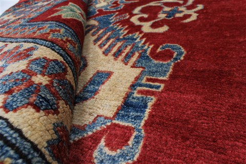 Kazak Blue Hand Knotted 310 X 57 Area Rug 250-27300 Image 12