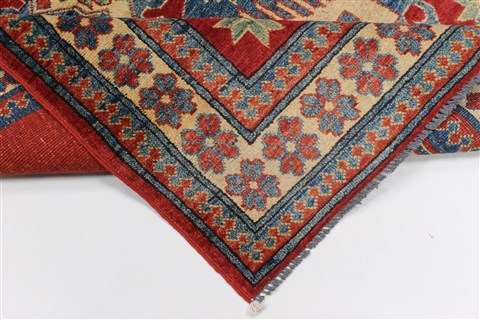 Kazak Blue Hand Knotted 310 X 57 Area Rug 250-27300 Image 1