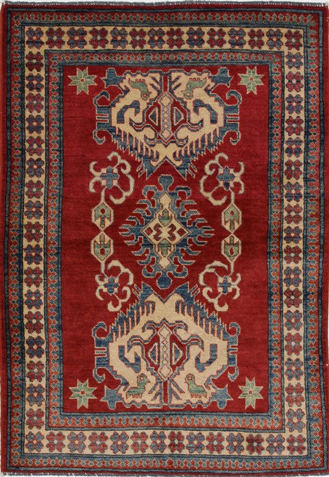 Kazak Blue Hand Knotted 310 X 57 Area Rug 250-27300 Image 0