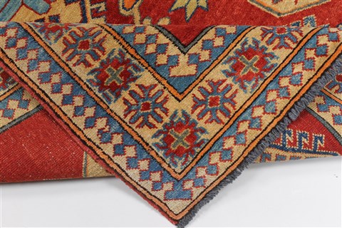 Kazak Red Hand Knotted 44 X 58 Area Rug 250-27302 Image 1