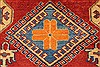 Kazak Red Hand Knotted 44 X 58  Area Rug 250-27302 Thumb 4