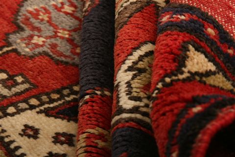 Kazak Red Hand Knotted 310 X 64 Area Rug 253-27303 Image 3