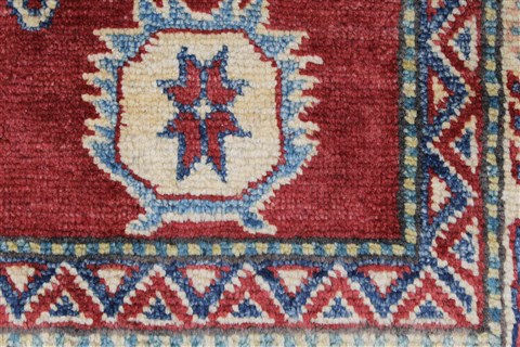 Kazak Red Hand Knotted 38 X 53 Area Rug 250-27304 Image 8