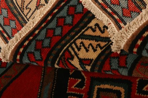 Shirvan Red Hand Knotted 311 X 511 Area Rug 253-27307 Image 4