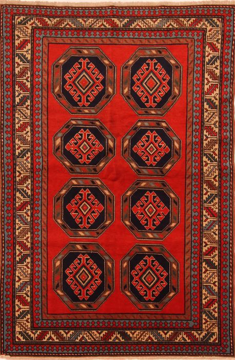 Shirvan Red Hand Knotted 311 X 511 Area Rug 253-27307 Image 0