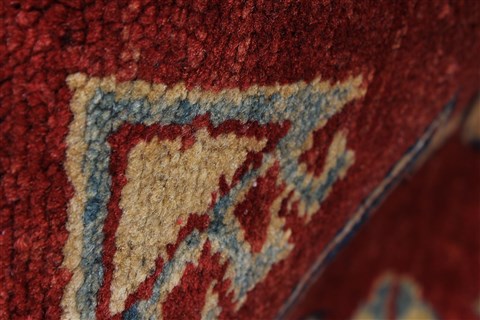Kazak Red Hand Knotted 39 X 49 Area Rug 250-27308 Image 11