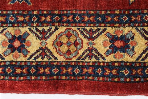 Kazak Red Hand Knotted 39 X 49 Area Rug 250-27308 Image 5