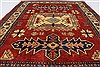 Kazak Red Hand Knotted 39 X 49 Area Rug 250-27308 Thumb 4