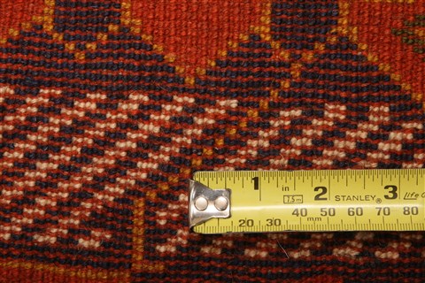 Gabbeh Red Hand Knotted 310 X 61 Area Rug 253-27310 Image 14