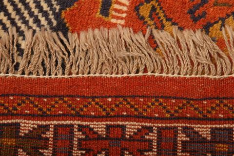 Gabbeh Red Hand Knotted 310 X 61 Area Rug 253-27310 Image 7