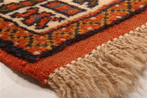 Gabbeh Red Hand Knotted 310 X 61 Area Rug 253-27310 Image 8