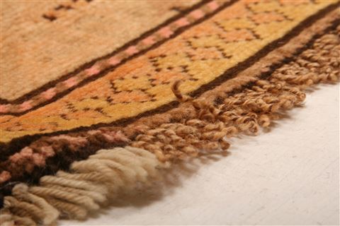 Karabakh Orange Hand Knotted 310 X 76 Area Rug 253-27314 Image 9