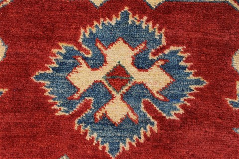 Kazak Red Hand Knotted 40 X 54 Area Rug 250-27318 Image 8