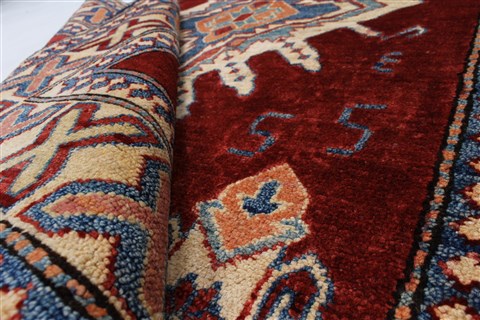 Kazak Red Hand Knotted 39 X 511 Area Rug 250-27319 Image 11