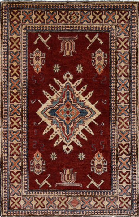 Kazak Red Hand Knotted 39 X 511 Area Rug 250-27319 Image 0