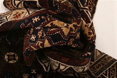 Shirvan Brown Hand Knotted 37 X 75 Area Rug 100-27320 Image 3