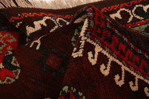 Kazak Red Hand Knotted 311 X 55 Area Rug 253-27321 Image 2