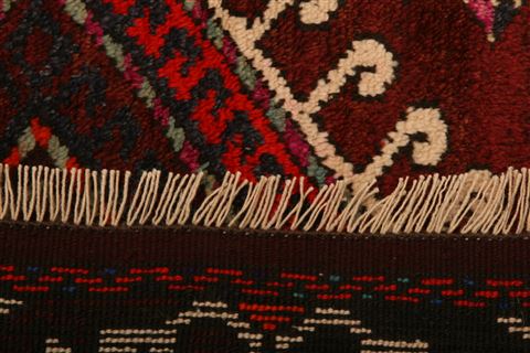 Kazak Red Hand Knotted 311 X 55 Area Rug 253-27321 Image 7
