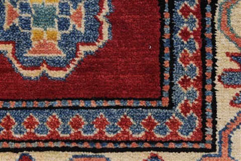 Kazak Red Hand Knotted 37 X 52 Area Rug 250-27322 Image 10