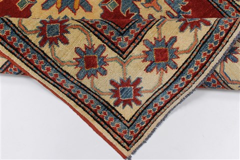 Kazak Red Hand Knotted 37 X 52 Area Rug 250-27322 Image 2