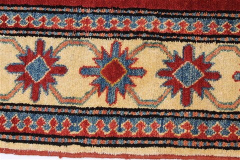 Kazak Red Hand Knotted 37 X 52 Area Rug 250-27322 Image 5