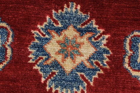 Kazak Red Hand Knotted 37 X 52 Area Rug 250-27322 Image 9