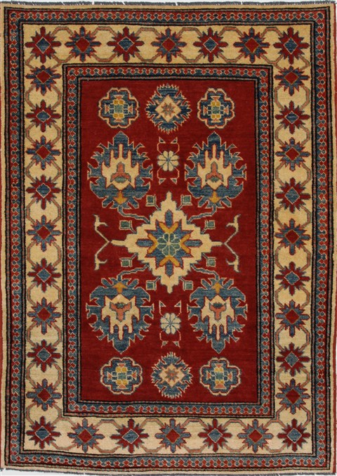 Kazak Red Hand Knotted 37 X 52 Area Rug 250-27322 Image 0