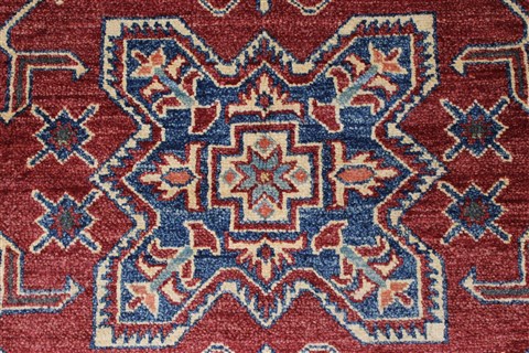 Kazak Red Hand Knotted 42 X 60 Area Rug 250-27325 Image 5