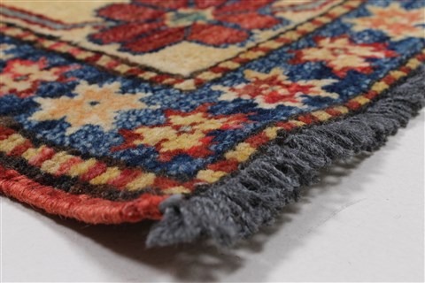 Kazak Red Hand Knotted 42 X 60 Area Rug 250-27325 Image 7