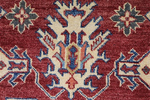 Kazak Red Hand Knotted 42 X 60 Area Rug 250-27325 Image 8