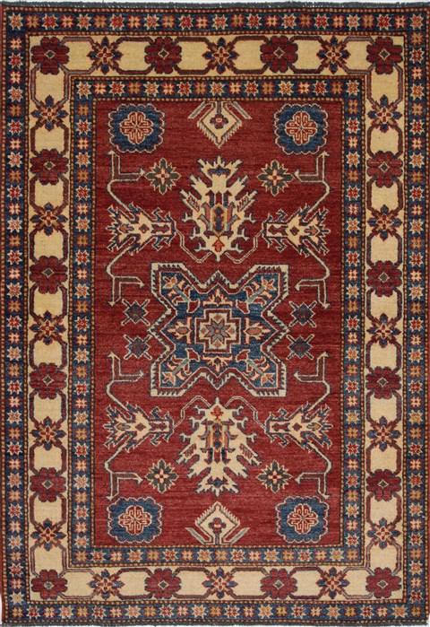 Kazak Red Hand Knotted 42 X 60 Area Rug 250-27325 Image 0