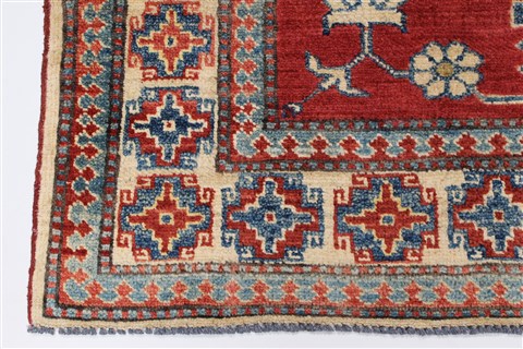 Kazak Red Hand Knotted 37 X 53 Area Rug 250-27327 Image 6
