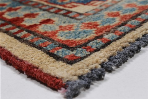 Kazak Red Hand Knotted 37 X 53 Area Rug 250-27327 Image 7