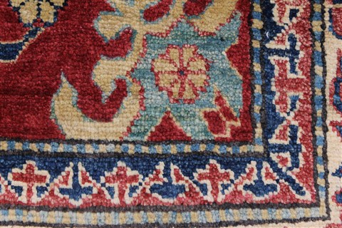 Kazak Red Hand Knotted 37 X 56 Area Rug 250-27328 Image 10