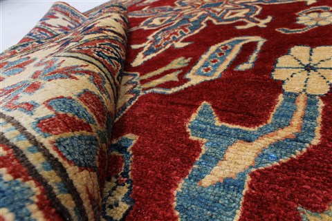 Kazak Red Hand Knotted 37 X 56 Area Rug 250-27328 Image 1