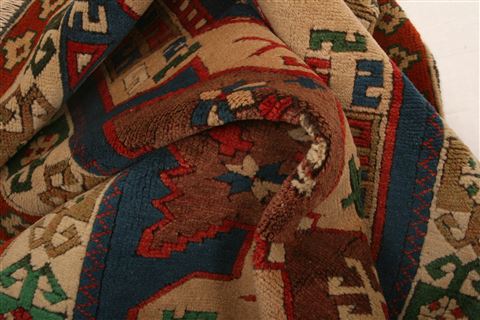 Shirvan Blue Hand Knotted 32 X 511 Area Rug 253-27330 Image 2