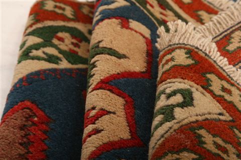 Shirvan Blue Hand Knotted 32 X 511 Area Rug 253-27330 Image 3