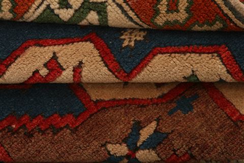 Shirvan Blue Hand Knotted 32 X 511 Area Rug 253-27330 Image 5