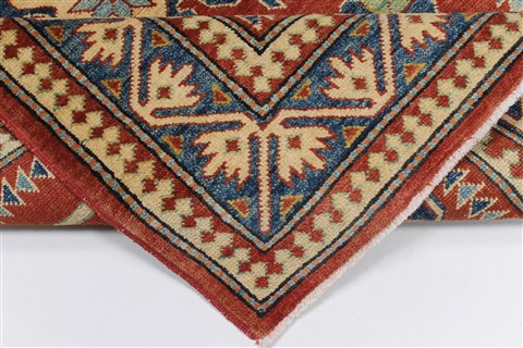 Kazak Red Hand Knotted 311 X 54 Area Rug 250-27331 Image 2
