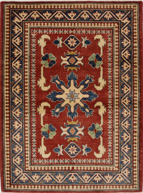 Kazak Red Hand Knotted 311 X 54 Area Rug 250-27331 Image 0