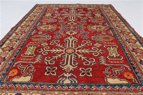 Kazak Red Hand Knotted 39 X 55 Area Rug 250-27333 Image 4