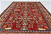 Kazak Red Hand Knotted 39 X 55 Area Rug 250-27333 Thumb 4