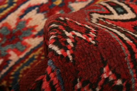 Kurdi Red Hand Knotted 39 X 64 Area Rug 253-27334 Image 2