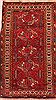 Kurdi Red Hand Knotted 39 X 64 Area Rug 253-27334 Thumb 0