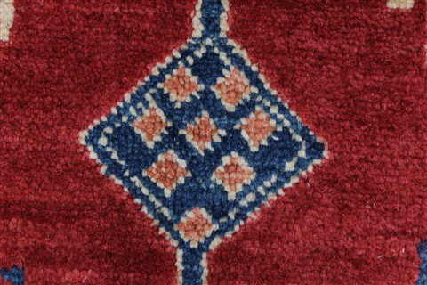 Kazak Red Hand Knotted 311 X 58 Area Rug 250-27336 Image 10